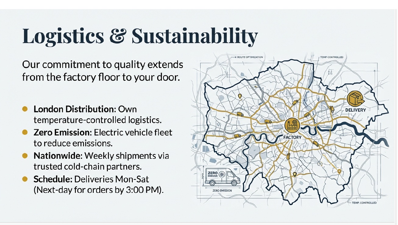 London delivery coverage and routes